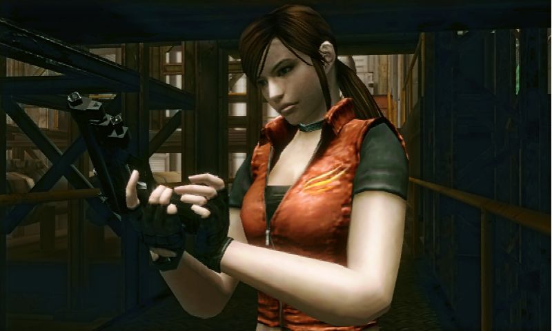 Heureusement, la belle Claire Redfield fait partie du casting. Heureusement, la belle Claire Redfield fait partie du casting.