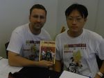 Salagir et Gogeta Jr, un des dessinateur de l'équipe.