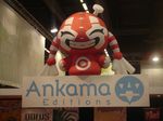 Mascotte géante sur le stand d'Ankama