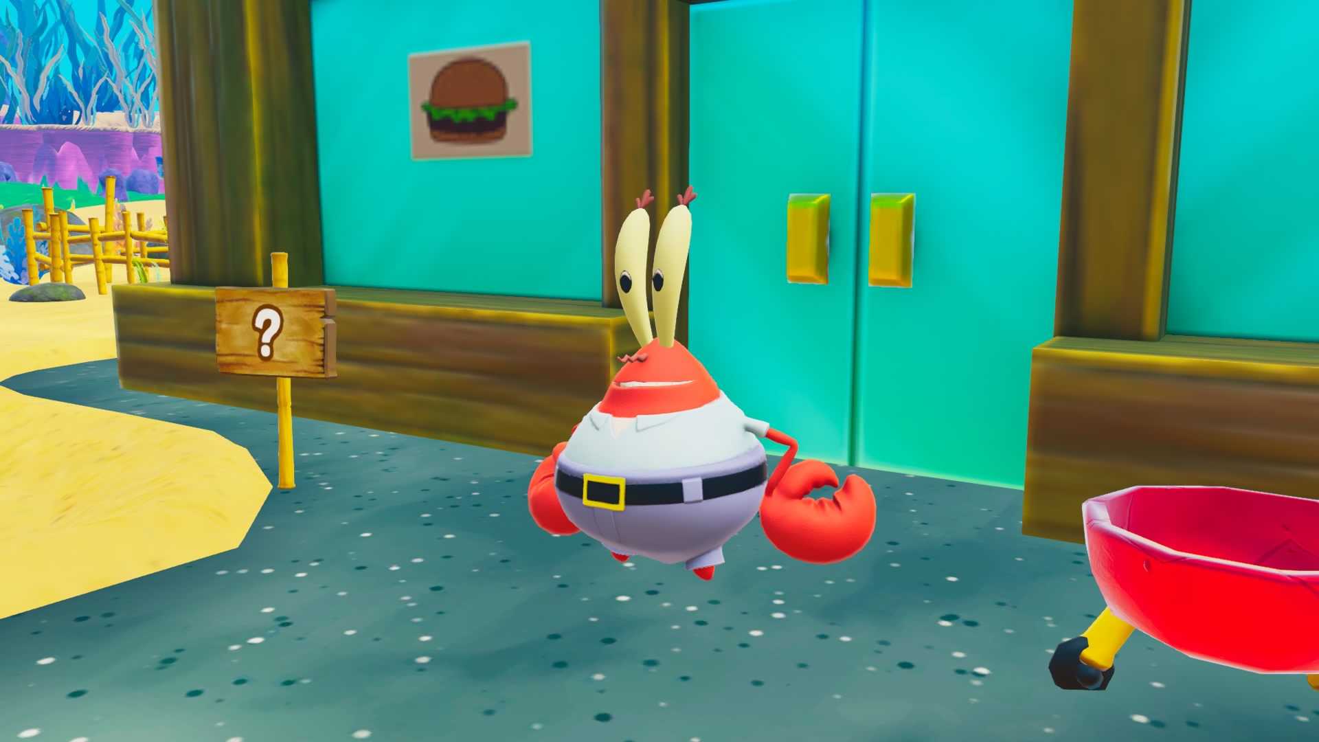 Bienvenue au restaurant de M. Krabs !