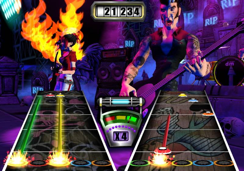 Guitar Hero 2 met le feu aux planches