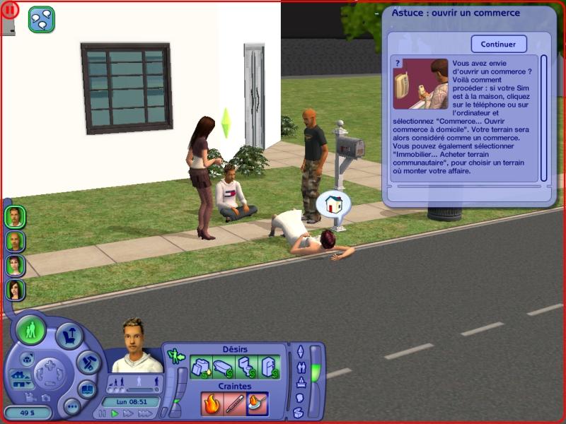 Les Sims font leur business